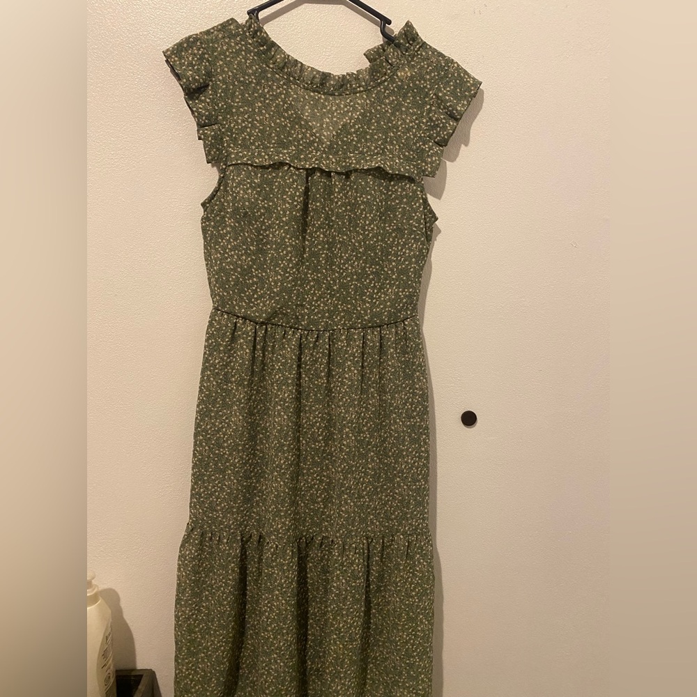 flower print dress